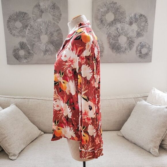 NEW! Posh Peanut: Floral Long Sleeve Relaxed Pajamas - Picture 7 of 12